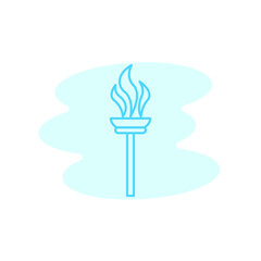Illustration Vector Graphic of Torch icon