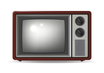 Retro television illustration
