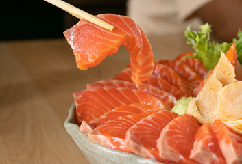 Salmon Sashimi