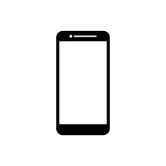 phone flat icon vector illustration