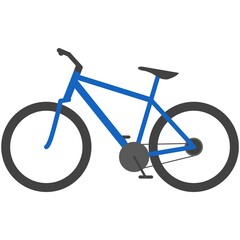 Bicycle vector bike illustration icon isolated on white