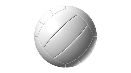 Volleyball ball isolated on white background.
3d illustration for background.
