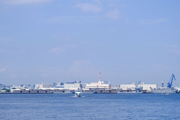 Fototapeta na wymiar 横浜港のオーシャン クラフト