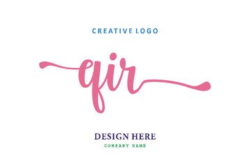 QIR lettering logo is simple, easy to understand and authoritative