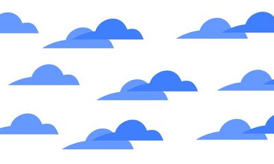 blue cloud collection background image