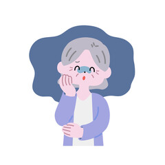 意地悪そうなシニア女性