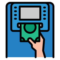 atm line icon