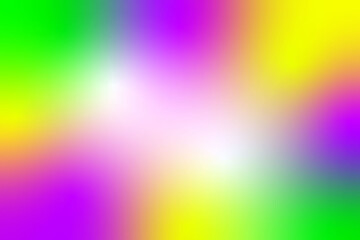 グラデーションの背景（黄色と緑色と紫色）