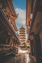 Che Chin Khor Temple and Pagoda, in Chinatown, Bangkok, Thailand