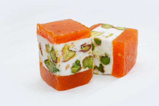 apricot covered Nougat and Malban Arabian and Lebanese Sweets