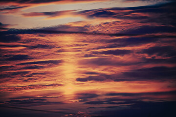 Obraz premium sunset over the sea