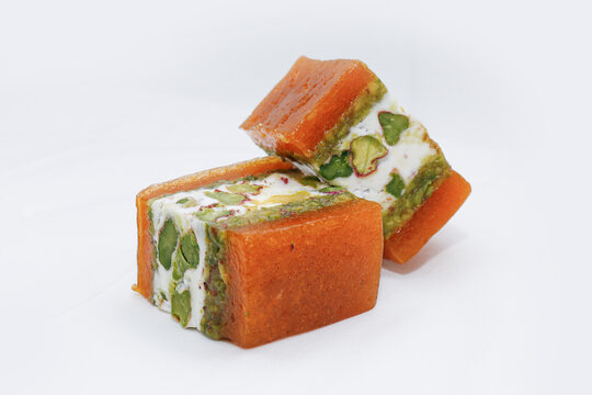 apricot covered Nougat and Malban Arabian and Lebanese Sweets