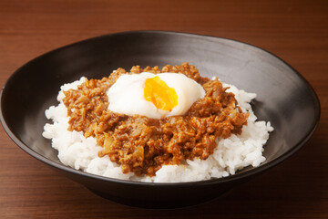 大豆ミートのキーマカレー