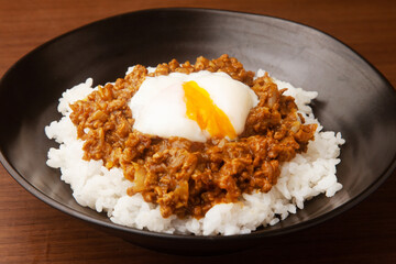 大豆ミートのキーマカレー