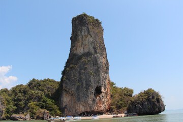 rock on the beach