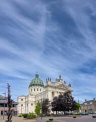 Build between 1867 en 1880 Basiliek van de H.H. Agatha en Barbara in Oudenbosch, Noord-Brabant Province, The Netherlands