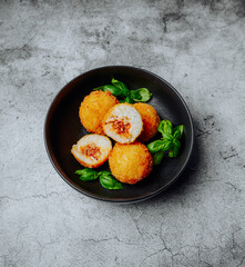 Arancini with beef ragu