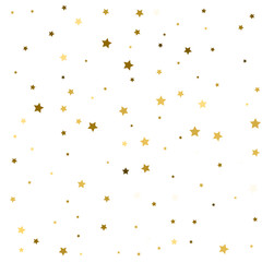 Gold stars. Golden stars pattern.