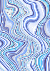 Colorful swirl marble, ink wave vector background in pale blue color. Can be used for flyer, poster, cover design, book, web banner