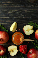 Concept of Jewish New Year Rosh Hashanah