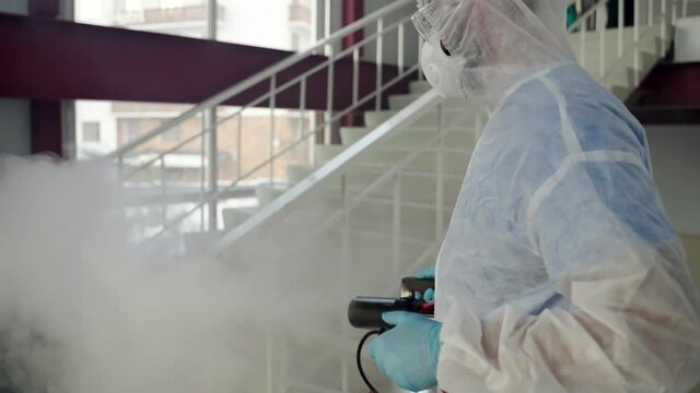 Disinfection With Fumigation Against COVID-10