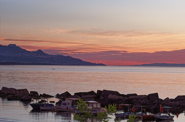 Alba dal golfo di Riposto