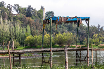 Fototapeta premium Aculeo Lagoon, Chile