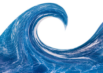 Vague bleue