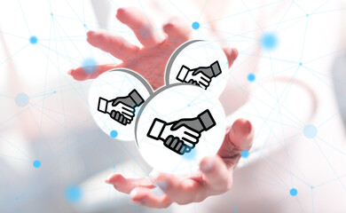 Fototapeta premium Concept of partnership