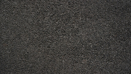 Surface grunge rough of asphalt, Seamless tarmac dark grey grainy road, Texture Background, Top view