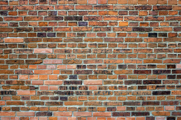 Background of old brick wall pattern texture