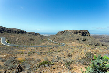 View of Gran Canaria from the Mirador de Arteara