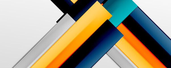 Color abstract lines trendy geometric background for business or technology presentation, internet poster or web brochure cover, wallpaper