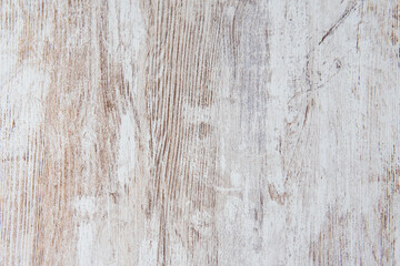 one-piece wooden board with poorly painted grains in scratched white. Vector wood texture