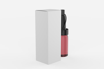 Realistic dropper bottle. Cosmetic blank vials for liquid drug. bottles template isolated on white background. 3d illustration