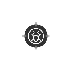 Targeting icon isolated on white background. Hunting symbol modern, simple, vector, icon for website design, mobile app, ui. Vector Illustration