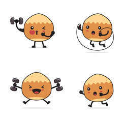 Hazelnut cartoon character