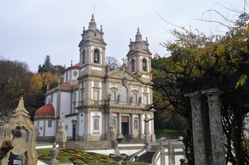 Fototapeta na wymiar Iglesia del Buen Jesus, Braga