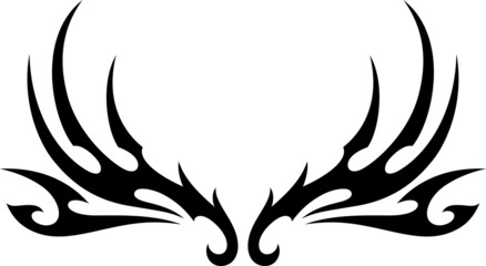 207-Fire Tribal-90(Wing Type)