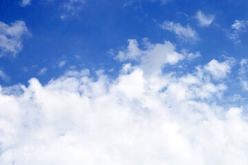 Blue sky background with cloud.