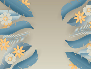 Creative hard paint cover paper backgrounds vector. Minimal trendy style organic 3d shapes pattern with copy space for text design for invitation, Party card,Social Highlight Covers and stories page