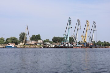 Obraz premium boats in the harbor