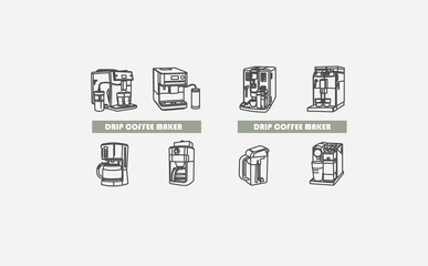 vector coffee maker kettle pourer illustration 