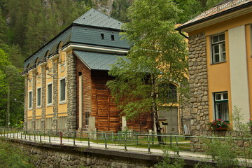 Hydroelectric power station Wienerbruck in Oetschergraben near to the Oetscher in Austria, Europe
