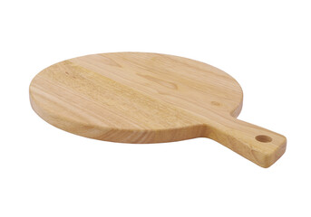 Pizza board isolated on white background	