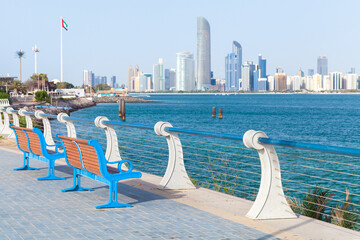 Abu Dhabi view on a summer day
