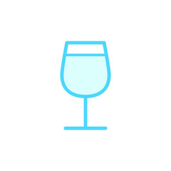 Illustration Vector Graphic of Wineglass icon