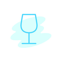 Illustration Vector Graphic of Wineglass icon