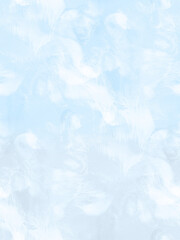 Pastel blue background. Abstract watercolor stains. Irregular pattern.