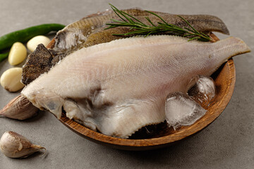 Trimmed Tender and Tender Seafood Fish flat fish